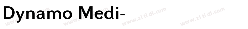 Dynamo Medi字体转换
